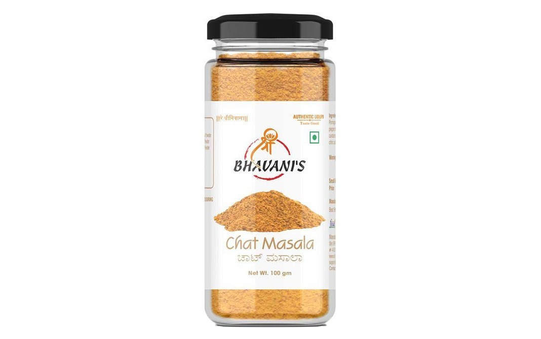 Bhavani's Chat Masala    Glass Jar  100 grams